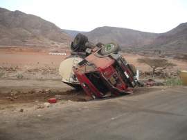 Djibouti 2010, balesetek az úton